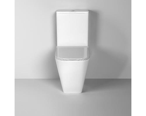 Унитаз компакт Grossman Style GR-4472S цвет Белый глянец с бачком и сиденьем Микролифт