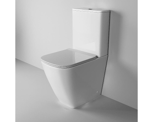 Унитаз компакт Grossman Style GR-4472S цвет Белый глянец с бачком и сиденьем Микролифт