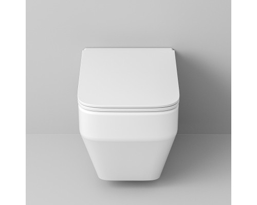 Унитаз Grossman Торнадо GR-4410SQ подвесной цвет Белый с сиденьем Микролифт