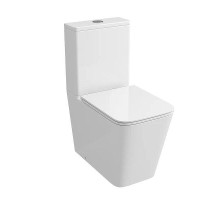 Унитаз компакт Grossman Торнадо GR-4418SQ подвесной цвет Белый с сиденьем Микролифт