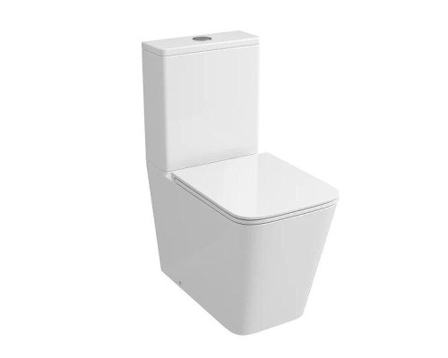 Унитаз компакт Grossman Торнадо GR-4418SQ подвесной цвет Белый с сиденьем Микролифт