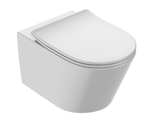 Комплект унитаза с инсталляцией Jacob Delafon Bastille EDAB103-00 с сиденьем Микролифт и Белой глянцевой клавишей смыва