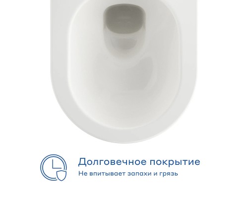 Унитаз Pragma Olako 901855.OLK1.GWWR.019-2 подвесной цвет Белый глянцевый с сиденьем Микролифт