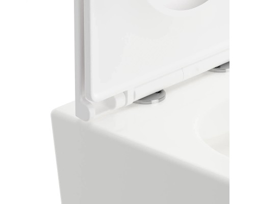 Унитаз Pragma Olako 901855.OLK1.GWWR.019-2 подвесной цвет Белый глянцевый с сиденьем Микролифт