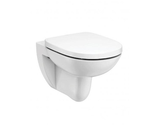 Комплект унитаза с инсталляцией Roca Debba Round Pack Rimless 893104980 с сиденьем Микролифт без клавиши смыва