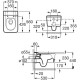 Унитаз Roca Inspira Square 346537000 подвесной без сиденья