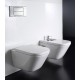Комплект унитаза с инсталляцией Roca The Gap 893104100 с сиденьем Микролифт и клавишей смыва Хром