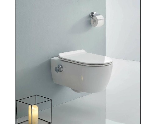 Унитаз SSWW CT2039V-B подвесной с сиденьем Микролифт