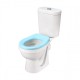 Унитаз компакт Santek Каспер 1WH501846 детский цвет Белый Голубой с бачком и сиденьем