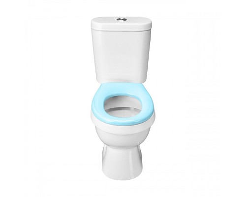 Унитаз компакт Santek Каспер 1WH501846 детский цвет Белый Голубой с бачком и сиденьем