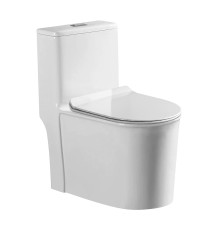 Унитаз моноблок Stella Polar Куэнка KN6831000 SP-00001878 цвет Белый с бачком и сиденьем Микролифт