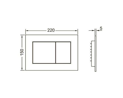 Комплект унитаза биде с инсталляцией Tece Base TC414303670 с сиденьем Микролифт и клавишей смыва цвет Черный