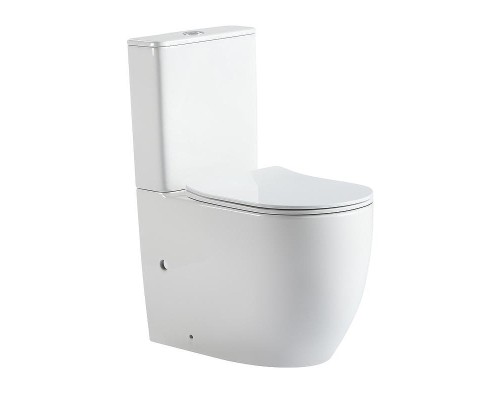 Унитаз компакт Triton Tornado Corso TR-CO-3806 Щ0000060853 цвет Белый с бачком и сиденьем Микролифт