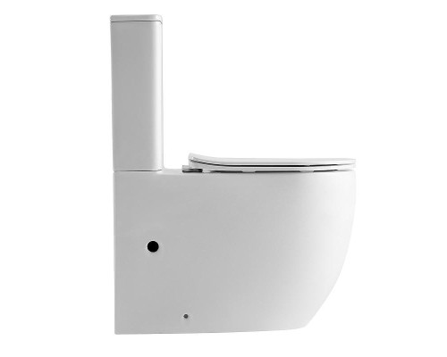 Унитаз компакт Triton Tornado Corso TR-CO-3806 Щ0000060853 цвет Белый с бачком и сиденьем Микролифт