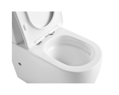 Унитаз компакт Triton Tornado Corso TR-CO-3806 Щ0000060853 цвет Белый с бачком и сиденьем Микролифт