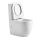 Унитаз компакт Triton Tornado Corso TR-CO-3806 Щ0000060853 цвет Белый с бачком и сиденьем Микролифт
