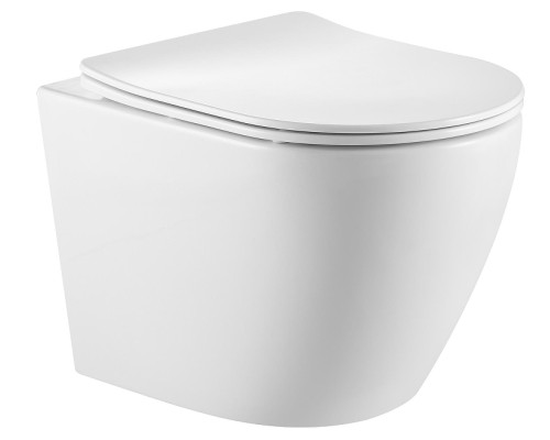 Унитаз Triton Tornado Verso TR-VO-1832 Щ0000060994 подвесной цвет Белый с сиденьем Микролифт