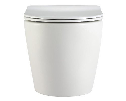 Унитаз Triton Tornado Verso TR-VO-1832 Щ0000060994 подвесной цвет Белый с сиденьем Микролифт