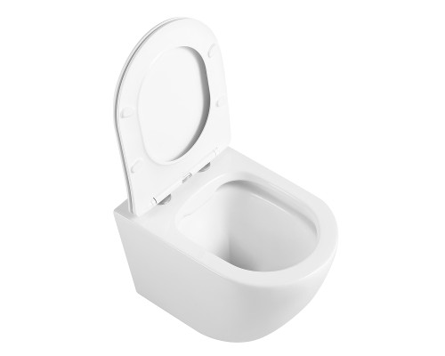 Унитаз Triton Tornado Verso TR-VO-1832 Щ0000060994 подвесной цвет Белый с сиденьем Микролифт