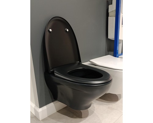 Унитаз Villeroy&Boch Antao 4674T0R7 цвет Pure Black без сиденья