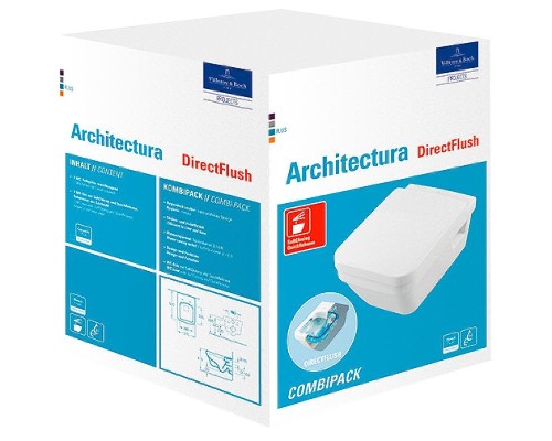 Унитаз Villeroy&Boch Architectura 5685HR01 с сиденьем Микролифт