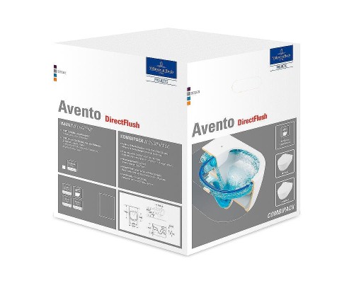 Унитаз Villeroy&Boch Avento 5656RS01 с сиденьем Микролифт