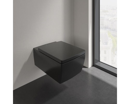 Унитаз Villeroy&Boch Memento 2.0 4633R0R7 цвет Pure Black без сиденья