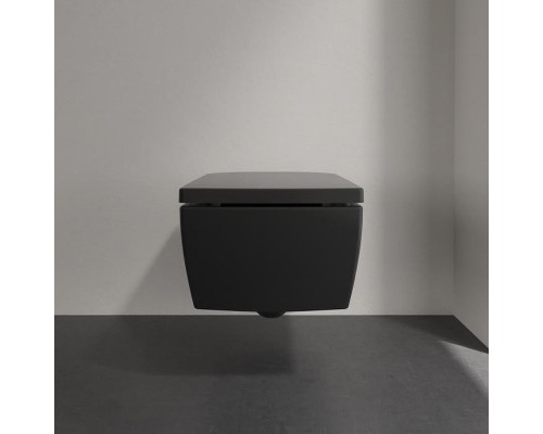 Унитаз Villeroy&Boch Memento 2.0 4633R0R7 цвет Pure Black без сиденья