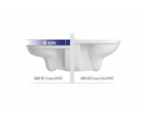 Унитаз Villeroy&Boch O.Novo 5660R001 без сиденья