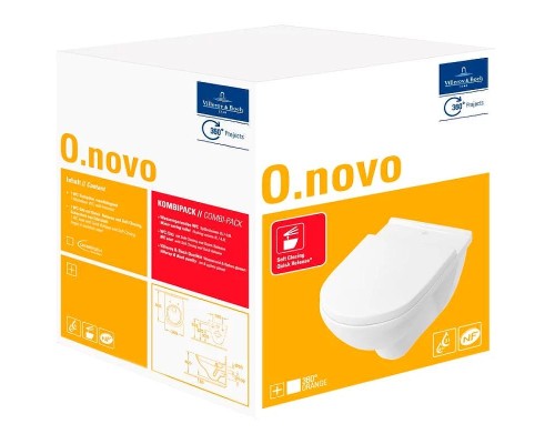 Унитаз Villeroy&Boch O.Novo 5660H101 с сиденьем Микролифт