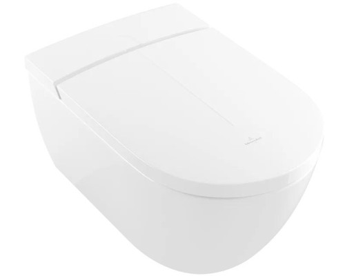 Унитаз биде Villeroy&Boch ViClean V0E200R1 цвет Альпийский белый с сиденьем Микролифт