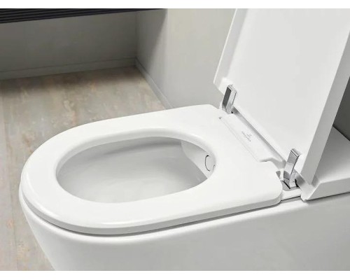 Унитаз биде Villeroy&Boch ViClean V0E200R1 цвет Альпийский белый с сиденьем Микролифт
