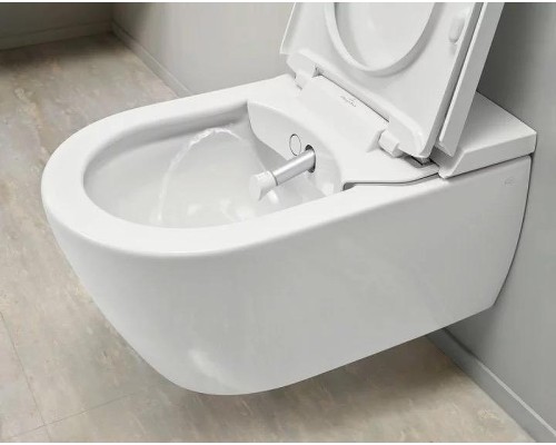 Унитаз биде Villeroy&Boch ViClean V0E200R1 цвет Альпийский белый с сиденьем Микролифт