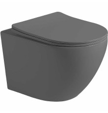 Унитаз Vincea Globo VT1-14SMA подвесной Антрацит матовый с сиденьем Микролифт