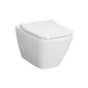 Комплект унитаза с инсталляцией Vitra Integra Square 9856B003-7206 с сиденьем Микролифт и клавишей смыва Хром матовый