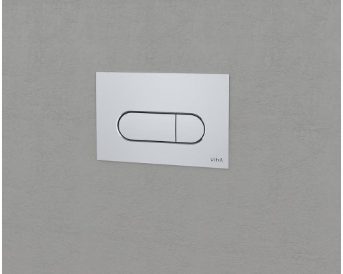 Комплект унитаза с инсталляцией Vitra L-Box Sento 9830B003-7212 с сиденьем Микролифт и клавишей смыва Хром