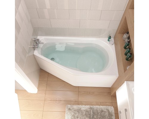 Акриловая ванна 1MarKa Deep 150x80 R 01ди1580п цвет Белый