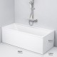 Акриловая ванна AM.PM Inspire V2.0 170x75 W52A-170-075W-A без гидромассажа