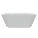 Акриловая ванна AQUAme 167х75 AQM3501MW цвет Белый матовый