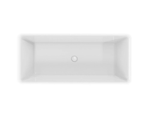 Акриловая ванна AQUAme 167х75 AQM3502GW цвет Белый