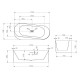 Акриловая ванна Abber 170х78 AB9494-1.7 без гидромассажа