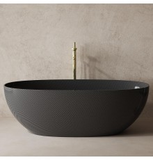 Карбоновая ванна Abber Karbon 170x75 AK9001-1.7 Черная без гидромассажа