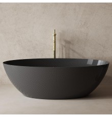 Карбоновая ванна Abber Karbon 180x85 AK9002-1.8 Черная без гидромассажа