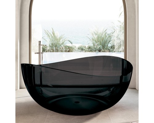 Ванна из полиэфирной смолы Abber Kristall 150x150 AT9705Onyx Без гидромассажа