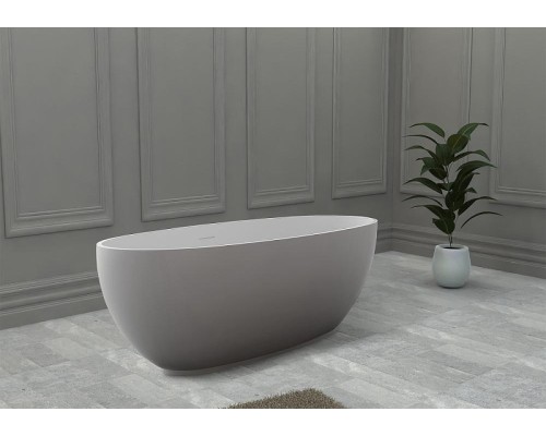 Ванна из искусственного камня Abber Stein 130x68 AS9641-1.3 без гидромассажа