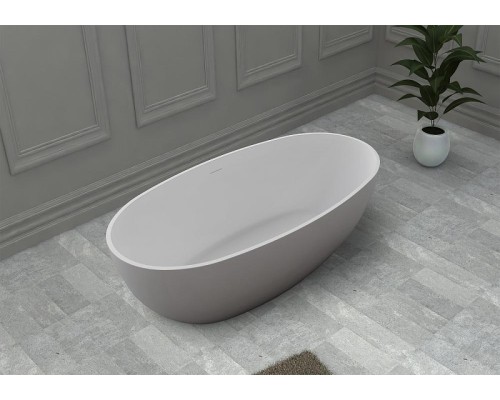 Ванна из искусственного камня Abber Stein 130x68 AS9641-1.3 без гидромассажа