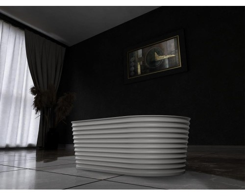 Ванна из искусственного камня Abber Stein 170x80 AS9650 без гидромассажа