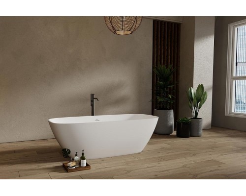 Ванна из искусственного камня Abber Stein 165x70.5 AS9632 Без гидромассажа