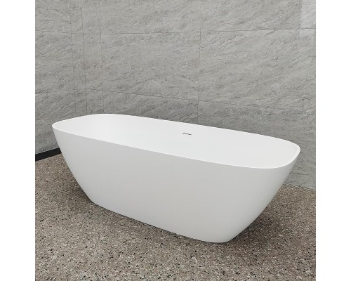 Ванна из искусственного камня Abber Stein 165x70.5 AS9632 Без гидромассажа