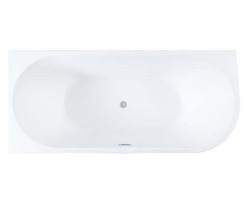 Акриловая ванна Aquanet Family Elegant A 3805-N-MW-MB 180x80 L 293077 цвет Черный матовый Белый